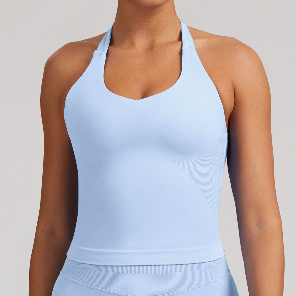 Women's Yoga Vest Seamless Top - T Shirt Bra Seamless recension och pris