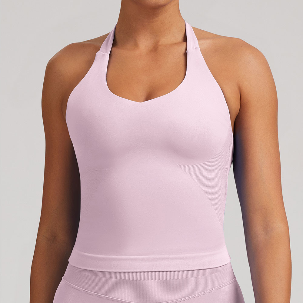 Women's Yoga Vest Seamless Top - T Shirt Bra Seamless recension och pris