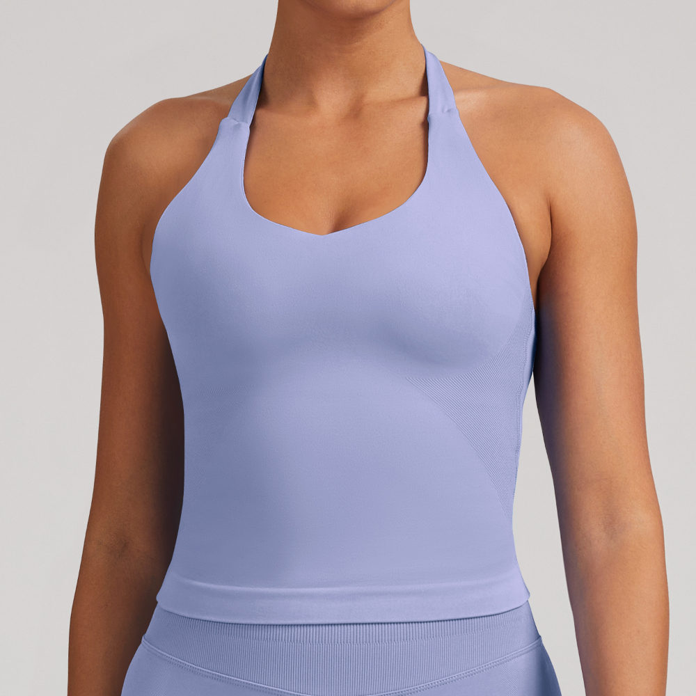Women's Yoga Vest Seamless Top - T Shirt Bra Seamless recension och pris