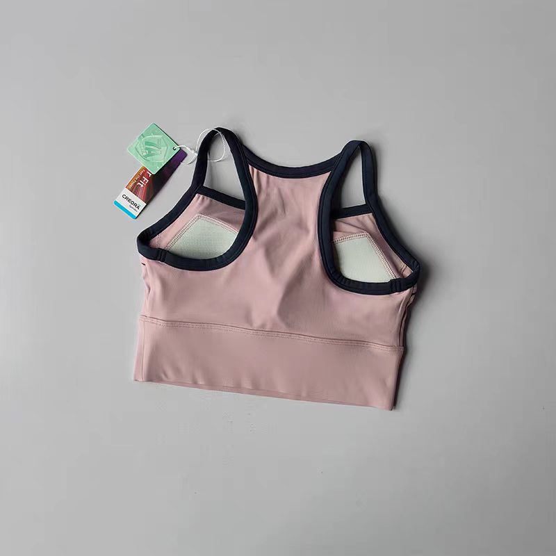 Women Color Block Sports Bra w - Plunge Bra Push Up recension och pris
