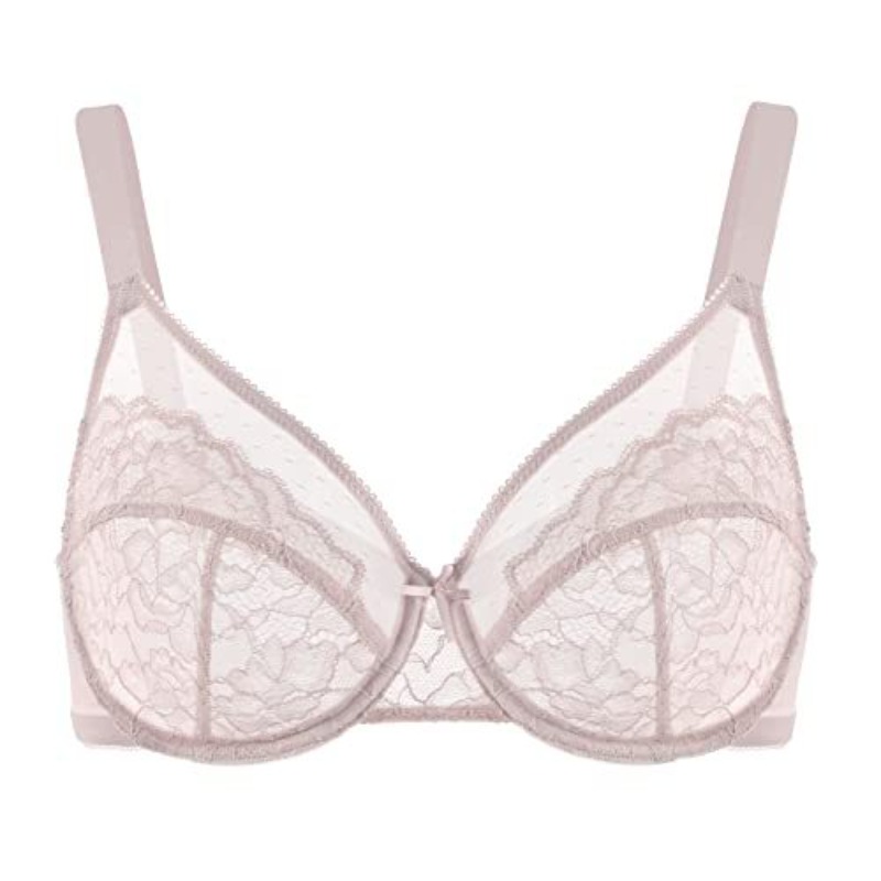Plus Size Lace Bra French Push - Sheer Bra Lace recension och pris