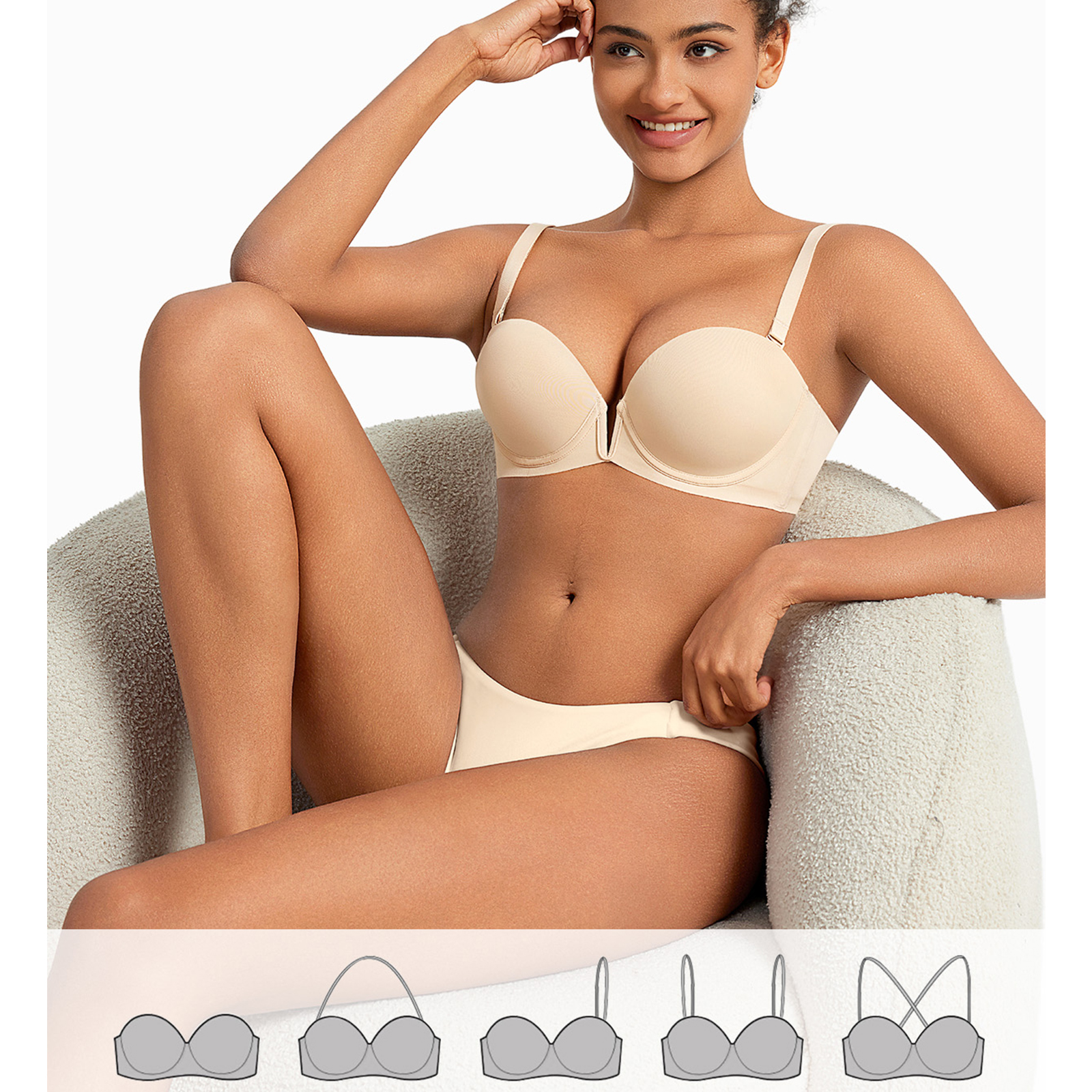 New Bra Push Up Underwire Ultr - Convertible Bra Multiway recension och pris