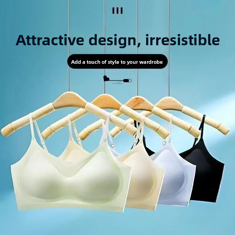 Ice Silk Sleep Bra Tank Top Wo - Sleep Bra Bralette recension och pris