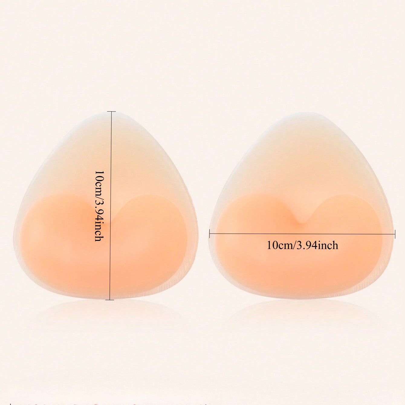Silicone Bra Inserts, Triangle - Push Up Bra Silicone recension och pris
