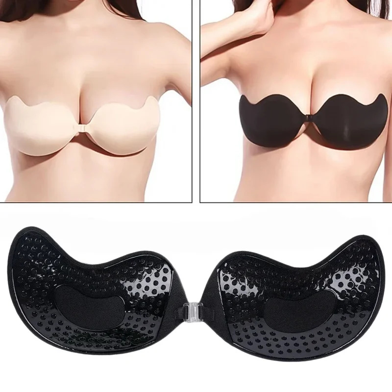 Sexy Women Invisible Push Up B - Backless Bra Sticky recension och pris