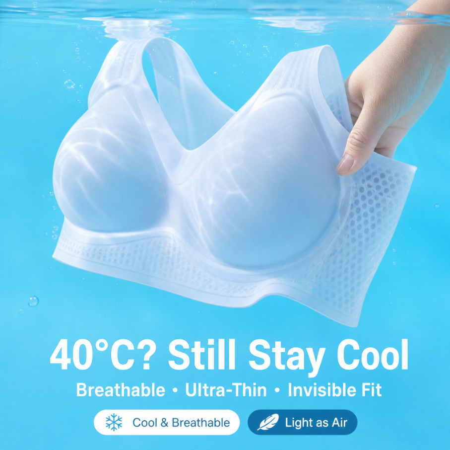 Women 10D Ice Silk Thin Bra 0. - Sheer Mesh Bra recension och pris