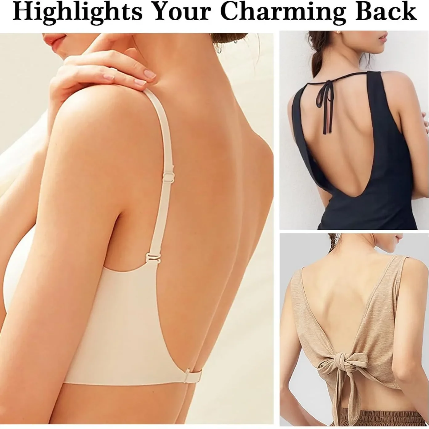 Top RatedSeamlLow Back Bra Sup - Convertible Bra Multiway recension och pris